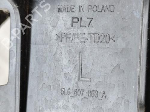 Rear bumper bracket SKODA YETI (5L) 1.4 TSI 4x4 | BP22998533C159 