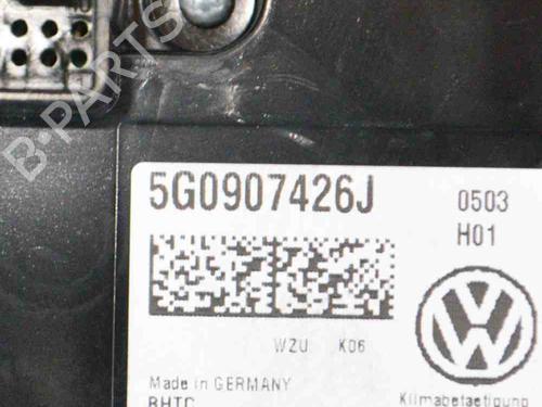 Climate control VW GOLF VII (5G1, BQ1, BE1, BE2) 1.6 TDI | BP6743855I5 