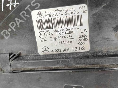Left headlight MERCEDES-BENZ S-CLASS (W222, V222, X222) S 300 BlueTEC Hybrid / h (222.004, 222.104) | BP29510683C28 