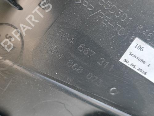 Rear left panel VW GOLF VII (5G1, BQ1, BE1, BE2) e-Golf | BP25883801C60 