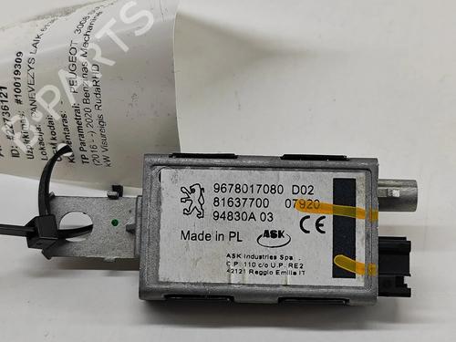 Used Antenna/Base PEUGEOT 3008 II SUV (MC_, MR_, MJ_, M4_) 1.2 THP/ PureTech 130 (MRHNSM, MRHNSU, MRHNSJ, MRHNYW,... (131 hp) 16536219