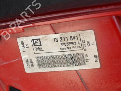 Right taillight OPEL CORSA D (S07) 1.0 (L08, L68) | BP7736611C35 