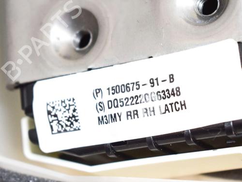 Højre bagtil lås TESLA MODEL 3 (5YJ3) EV AWD | BP27761797C99  - Image 5