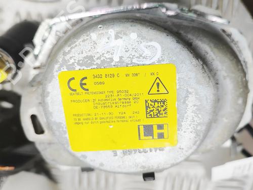 Rear left seatbelt OPEL MOKKA 1.2 (76) | BP37029305I29 - Image 6
