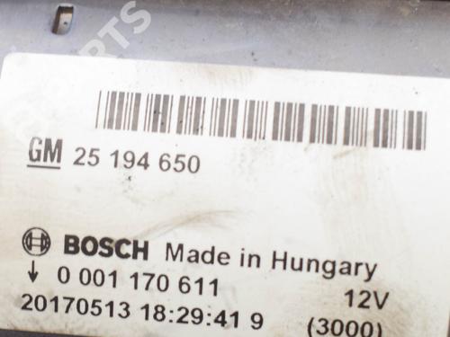 Startmotor OPEL MOKKA / MOKKA X (J13) 1.4 (_76) | BP6763846M8 
