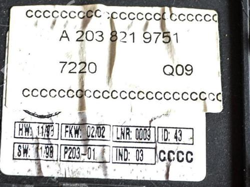 Electronic module MERCEDES-BENZ C-CLASS (W203) C 200 CDI (203.007) | BP6725267M83 