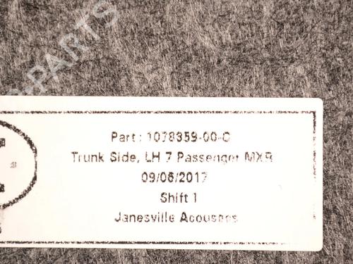 Bagasjeromsbekledning TESLA MODEL X (5YJX) P100D AWD | BP30229067I3