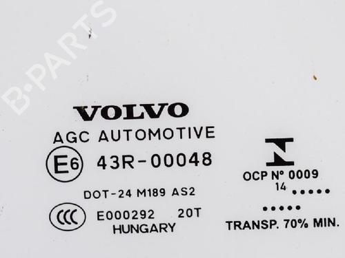 Rear right door window VOLVO V40 Hatchback (525) D2 | BP6839306C21 