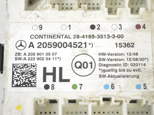 Electronic module MERCEDES-BENZ C-CLASS (W205) C 220 BlueTEC / d (205.002, 205.004) | BP30217546M83