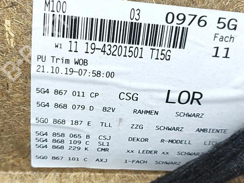 Front left panel VW GOLF VII (5G1, BQ1, BE1, BE2) 2.0 R 4motion | BP33385801C58  - Image 6