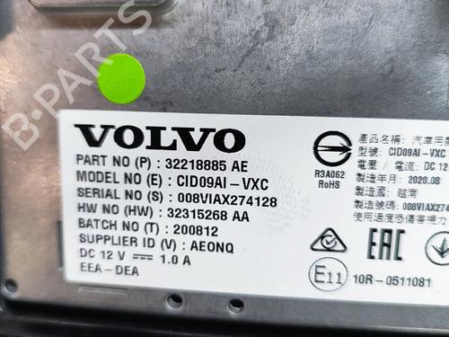Display monitor VOLVO XC60 II (246) B5 Mild-Hybrid | BP27790802C48 