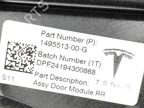 Rear right window mechanism TESLA MODEL Y (5YJY) Long Range All-wheel Drive | BP38565376C25 - Image 6