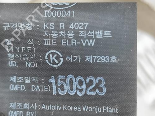 Front left seatbelt SSANGYONG REXTON W / REXTON 2.2 Xdi All-wheel Drive | BP33176522I26 - Image 7