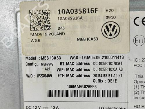 Electronic module VW ID.3 (E11, E12) Pro S | BP28552863M83