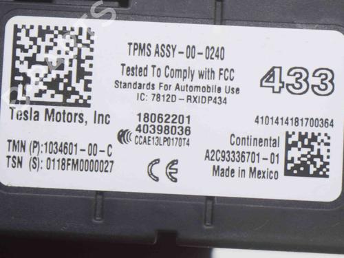 Moduł elektroniczny TESLA MODEL S (5YJS) P100D AWD | BP8838710M83