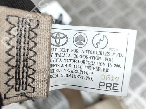 Front right seatbelt TOYOTA HIACE IV Bus (__H1_, __H2_) 2.7 (RCH13, RCH23) | BP23561915I25 