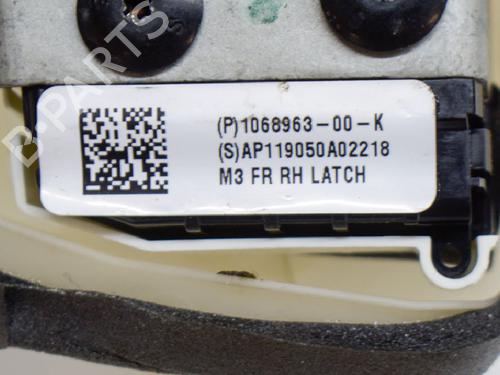 Front right lock TESLA MODEL 3 (5YJ3) EV | BP27749013C97 