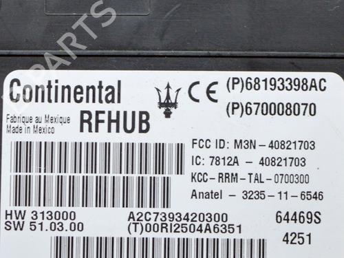 Electronic module MASERATI QUATTROPORTE VI 3.0 S Q4 | BP10707437M83 