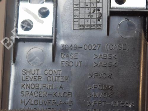 Air vent NISSAN QASHQAI II (J11, J11_) 1.5 dCi | BP14666997I21 