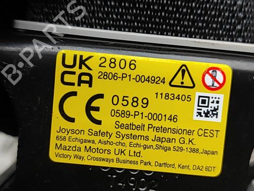 Front left seatbelt MAZDA CX-5 (KF) 2.0 | BP29867539I26  - Image 8