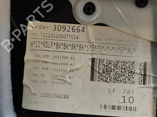 Front left panel MERCEDES-BENZ M-CLASS (W166) ML 350 BlueTEC 4-matic (166.024, 166.023) | BP33381221C58 - Image 3