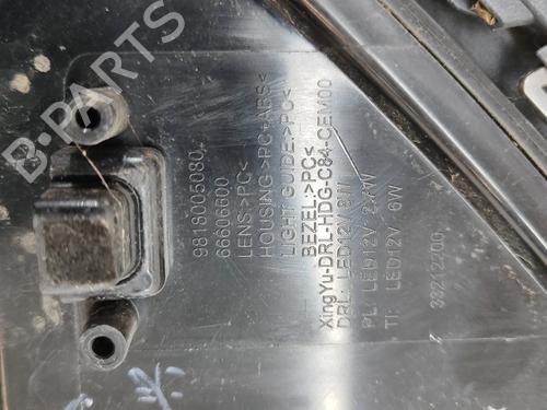 Right headlight CITROËN C5 AIRCROSS (A_) 1.5 BlueHDi 130 (ACYHZJ, ACYHZR) | BP27769948C29  - Image 5