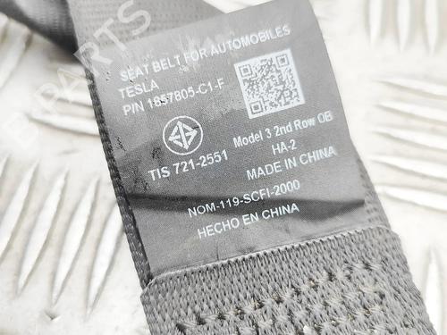 Rear right seatbelt TESLA MODEL 3 (5YJ3) EV | BP37445320I28 - Image 5