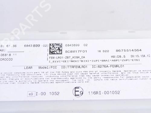 Electronic module BMW 3 Gran Turismo (F34) 318 d | BP30155227M83 - Image 6