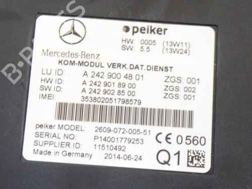 Electronic module MERCEDES-BENZ E-CLASS (W212) E 220 CDI / BlueTEC (212.001, 212.002) | BP6758546M83 