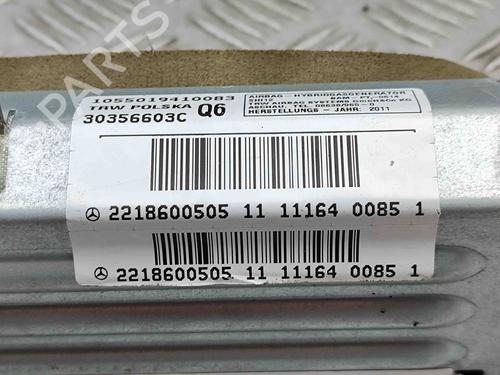 Left door airbag MERCEDES-BENZ S-CLASS (W221, V221) S 350 BlueTec (221.026, 221.126) | BP29404796C52 