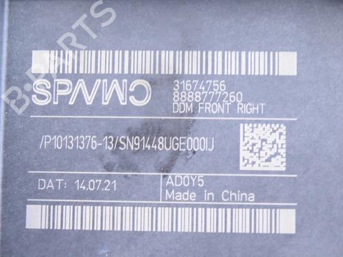 Right front window motor POLESTAR POLESTAR 2 (534) EV | BP33366242E20 - Image 4