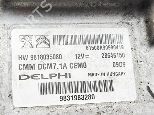 Engine control unit (ECU) DS DS 7 Crossback (J4_, JR_, JC_) 2.0 BlueHDi 180 (JJEHZR) | BP32213418M57