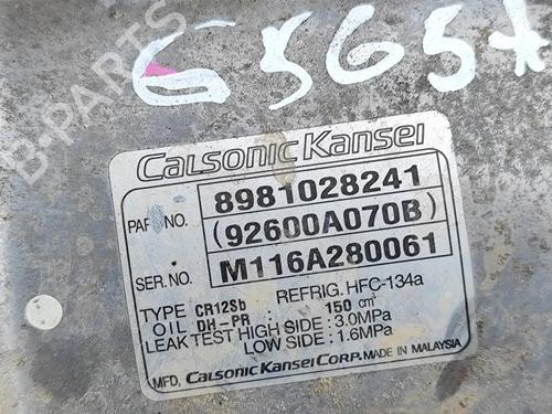 AC compressor ISUZU D-MAX II (TFR, TFS) 2.5 CRDi 4x4 (TFS86J) | BP38960183M34 - Image 6