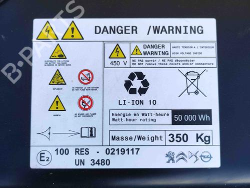 Battery PEUGEOT 208 II (UB_, UP_, UW_, UJ_) e-208 | BP29488214E11 