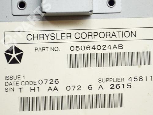 Electronic module CHRYSLER 300C (LX, LE) 3.0 CRD | BP9628503M83 