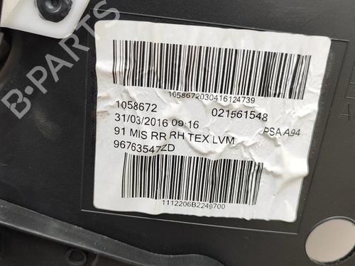 Rear right panel PEUGEOT 2008 I (CU_) 1.2 THP 110 / PureTech 110 | BP30257481C61 