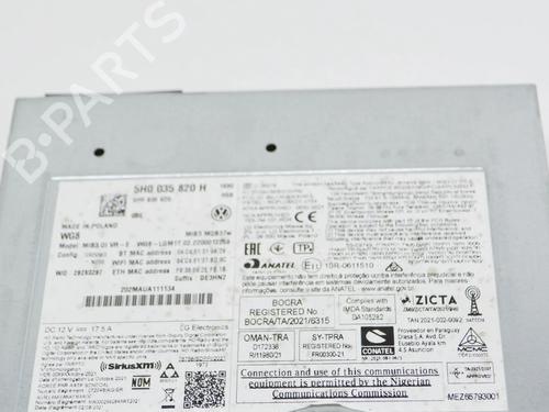 Módulo eletrónico VW GOLF VIII (CD1, DA1) 1.5 eTSI | BP27760420M83 