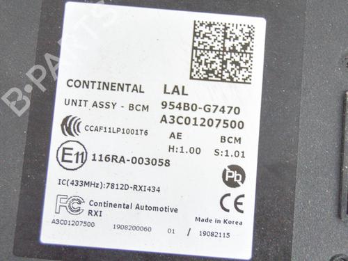Electronic module HYUNDAI IONIQ (AE) Electric | BP12591689M83 
