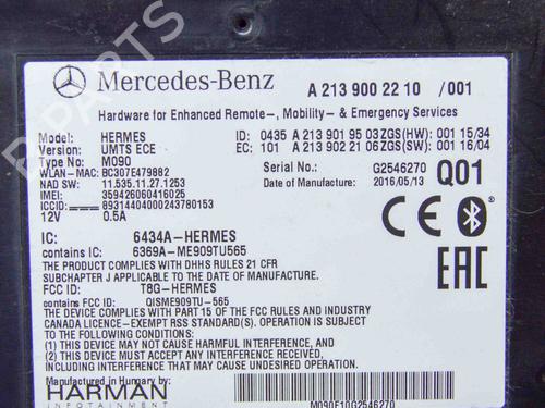 Elektronik Modul MERCEDES-BENZ C-CLASS (W205) C 220 BlueTEC / d (205.002, 205.004) | BP10915330M83 