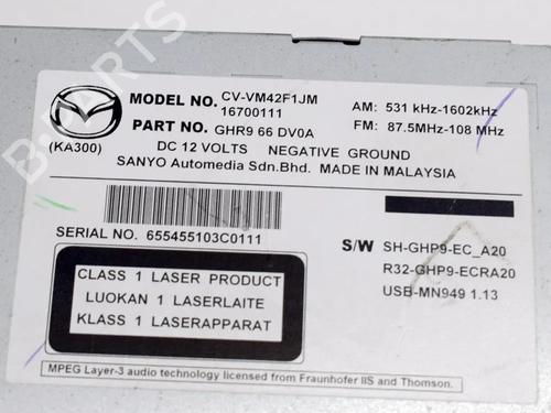 Electronic module MAZDA 6 Estate (GJ, GL) 2.2 D | BP15551876M83 