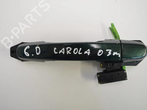 Used Rear right exterior door handle TOYOTA COROLLA (_E12_) 1.6 VVT-i (ZZE121_, ZZE121R) (110 hp) 9862625