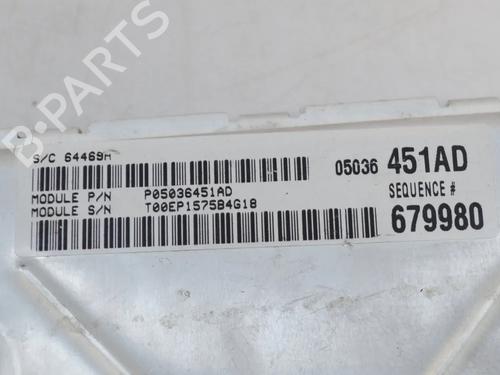 Engine control unit (ECU) DODGE CHALLENGER Coupe 6.4 | BP27771277M57 