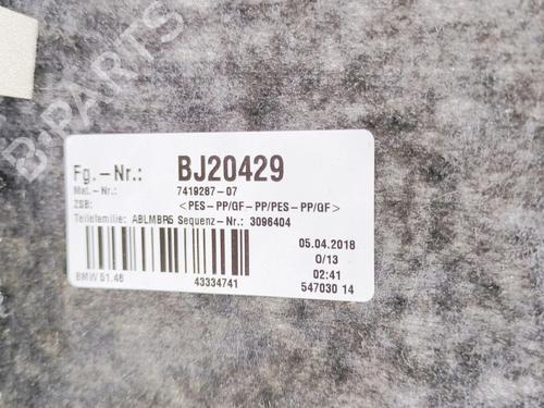 Rear parcel shelf BMW 5 (G30, F90) 520 i | BP39958473C85 - Image 5