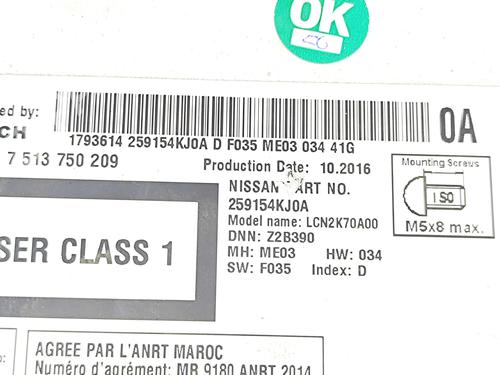 Electronic module NISSAN NAVARA NP300 Pickup (D23, D23T) 2.3 dCi 4x4 (D231, D23T) | BP38268190M83 - Image 9