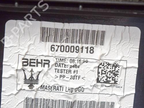 Heater matrix box MASERATI QUATTROPORTE VI 3.0 S Q4 | BP14643947M61 