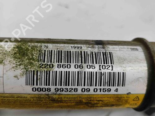 Right curtain airbag MERCEDES-BENZ S-CLASS (W220, V220) S 320 (220.065, 220.165) | BP24580691C12 