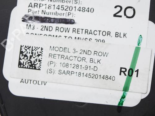 Rear left seatbelt TESLA MODEL 3 (5YJ3) EV | BP27748965I29  - Image 5