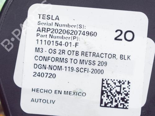 Rear right seatbelt TESLA MODEL 3 (5YJ3) EV | BP27873080I28  - Image 6