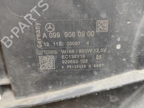 Radiator fan MERCEDES-BENZ M-CLASS (W166) ML 350 BlueTEC 4-matic (166.024, 166.023) | BP31217009M35 