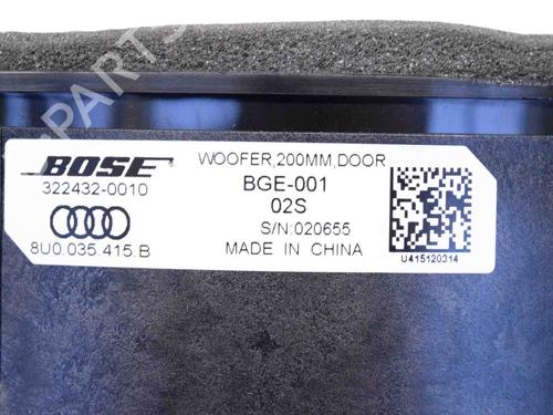 Speaker AUDI Q3 (8UB, 8UG) 2.0 TDI quattro | BP22352709E2 